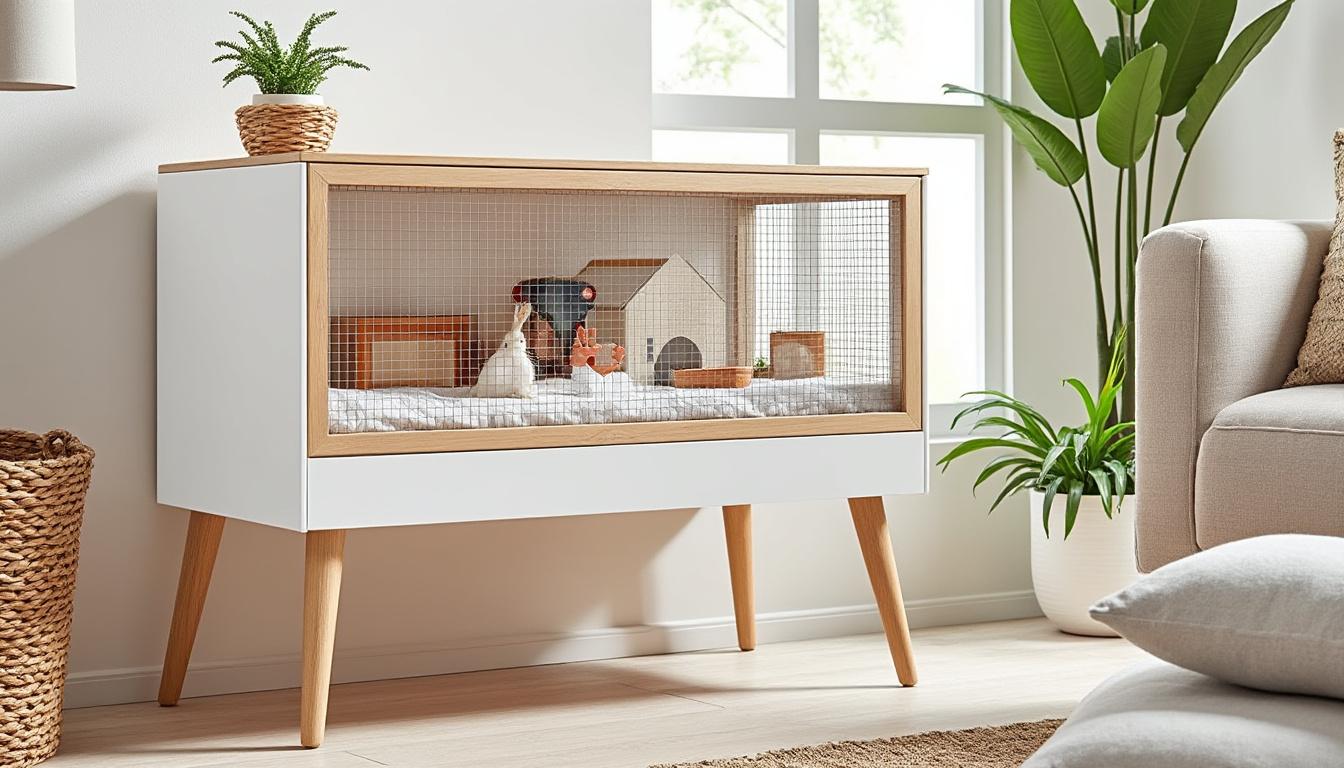 découvrez nos conseils pour choisir la meilleure cage à lapin d'intérieur, assurant confort et sécurité à votre compagnon. dimensions, matériaux, équipements : tout pour le bien-être de votre lapin !