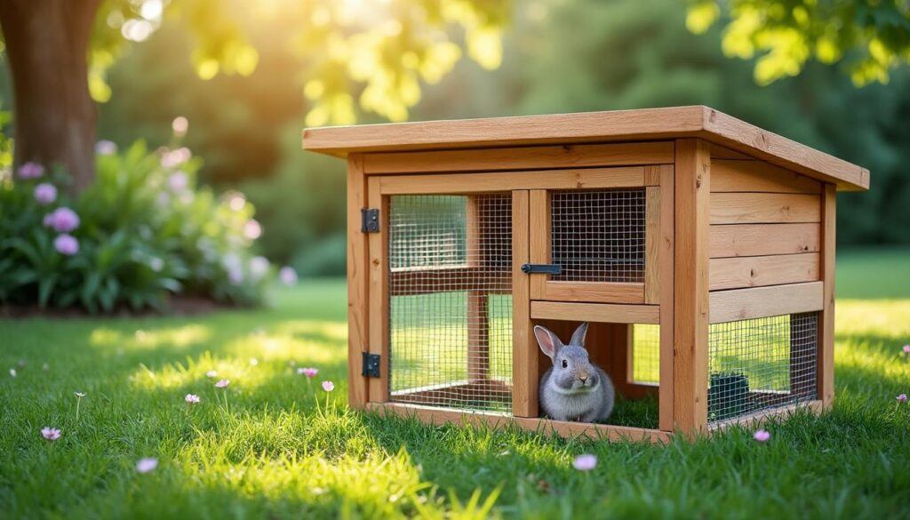 Construire Fabriquer Une Cage A Lapin En Palette